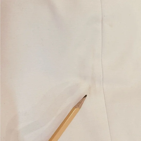 90s ELLEN TRACY PALE PASTEL PINK MID-RISE COTTON BLEND PANT CASUAL PLUS SZ 16 - Picture 6 of 7